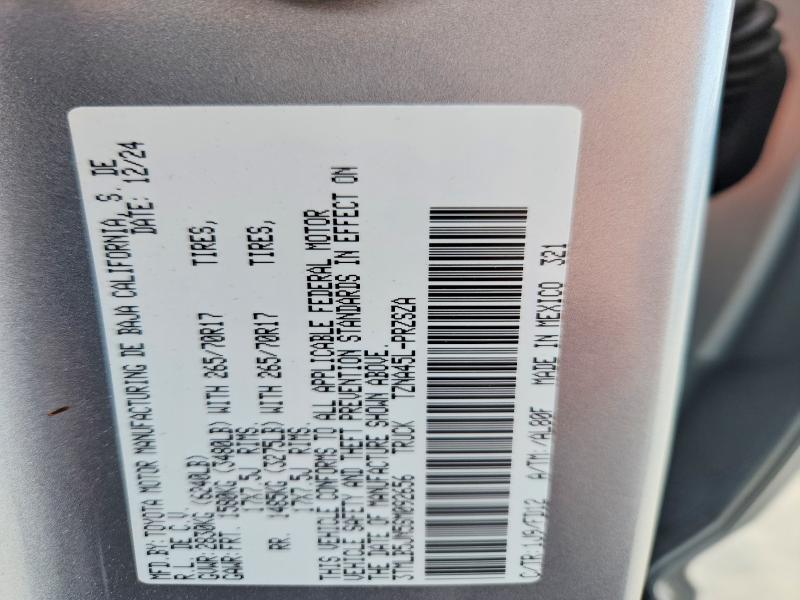 52070706 :رقم المزاد ، 3TMLB5JN5SM092656 vin ، 2025 Toyota Tacoma مزاد بيع