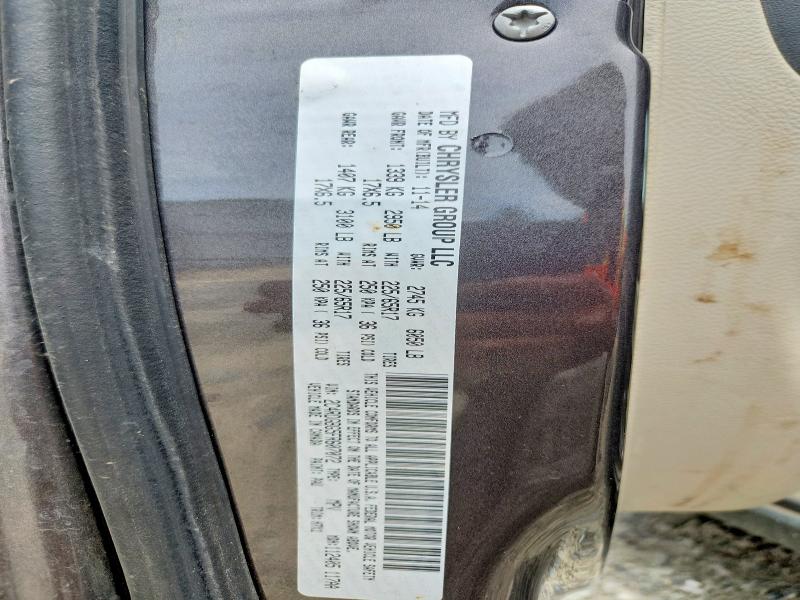 2015 Dodge Grand Caravan მანქანა იყიდება აუქციონზე, vin: 2C4RDGBG5FR607072, აუქციონის ნომერი: 54872576