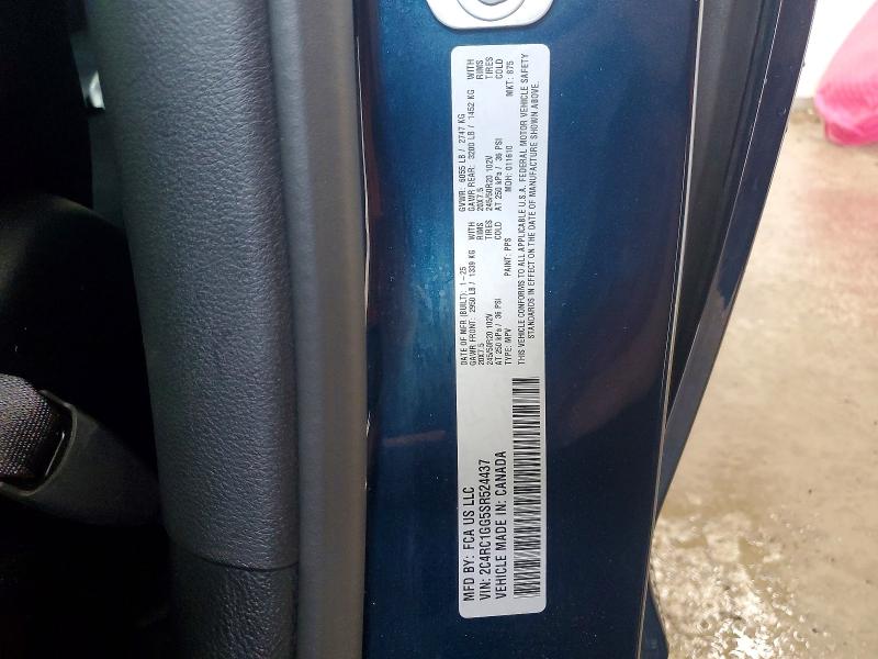 2025 Chrysler Pacifica მანქანა იყიდება აუქციონზე, vin: 2C4RC1GG5SR524437, აუქციონის ნომერი: 54066756