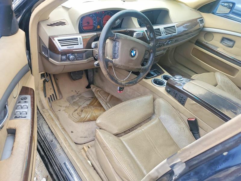2007 Bmw 750 მანქანა იყიდება აუქციონზე, vin: WBAHN83517DT65944, აუქციონის ნომერი: 54241006