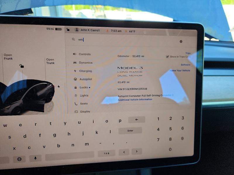 Продаж на аукціоні авто 2022 Tesla Model 3, vin: 5YJ3E1EB5NF235338, номер лоту: 53302016