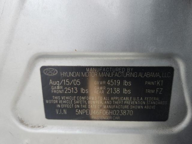 Продаж на аукціоні авто 2006 Hyundai Sonata, vin: 5NPEU46F06H023870, номер лоту: 55218846
