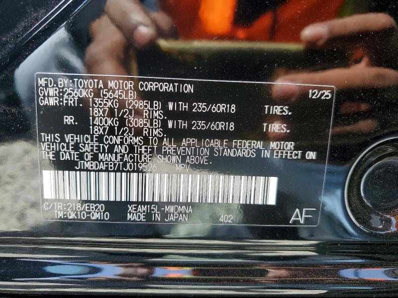 2026 Toyota Bz მანქანა იყიდება აუქციონზე, vin: JTMBDAFB7TJ019526, აუქციონის ნომერი: 54798976
