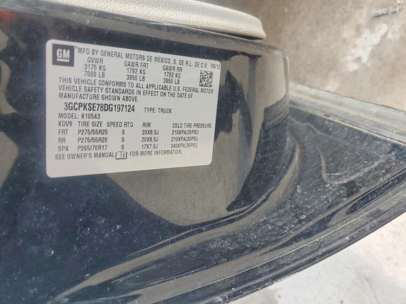 2013 Chevrolet Silverado მანქანა იყიდება აუქციონზე, vin: 3GCPKSE78DG197124, აუქციონის ნომერი: 52812686