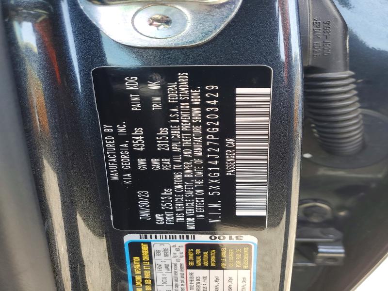 Продажа на аукционе авто 2023 Kia K5, vin: 5XXG14J27PG203429, номер лота: 52026006