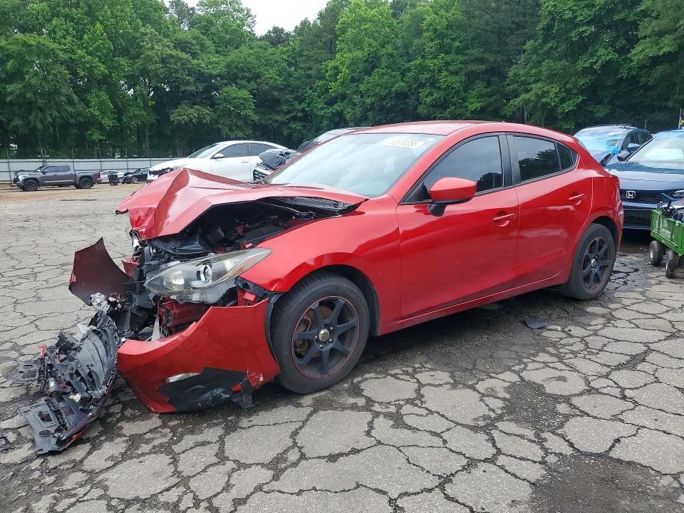 2014 Mazda 3 მანქანა იყიდება აუქციონზე, vin: JM1BM1K76E1183788, აუქციონის ნომერი: 53849356
