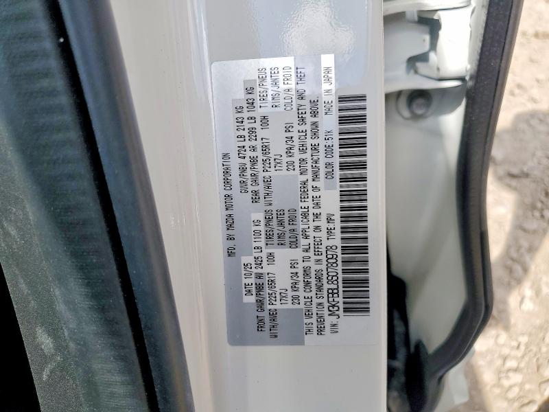 Aukcja sprzedaży 2025 Mazda Cx-5, vin: JM3KFBBL8S0780978, numer aukcji: 54467626