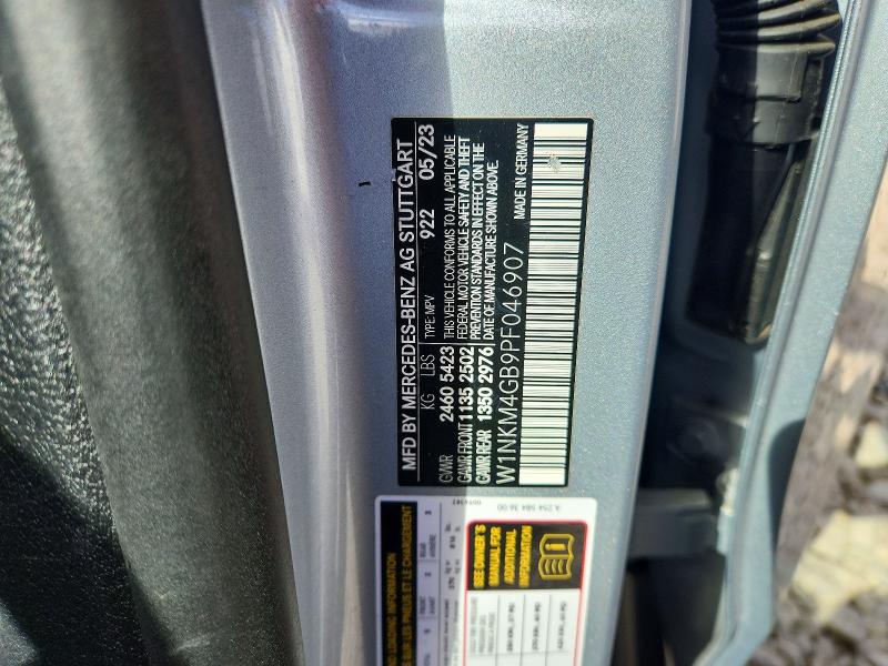54890106 :رقم المزاد ، W1NKM4GB9PF046907 vin ، 2023 Mercedes-benz Glc مزاد بيع