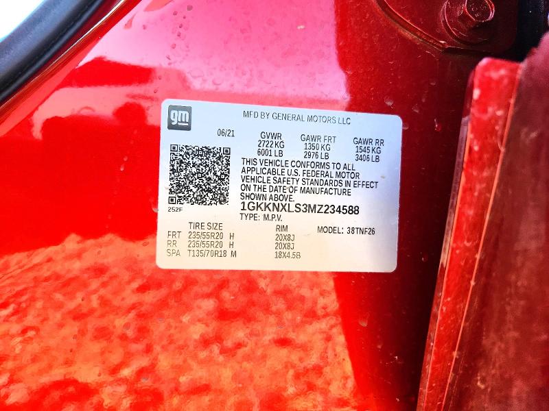 Продаж на аукціоні авто 2021 Gmc Acadia, vin: 1GKKNXLS3MZ234588, номер лоту: 53059596