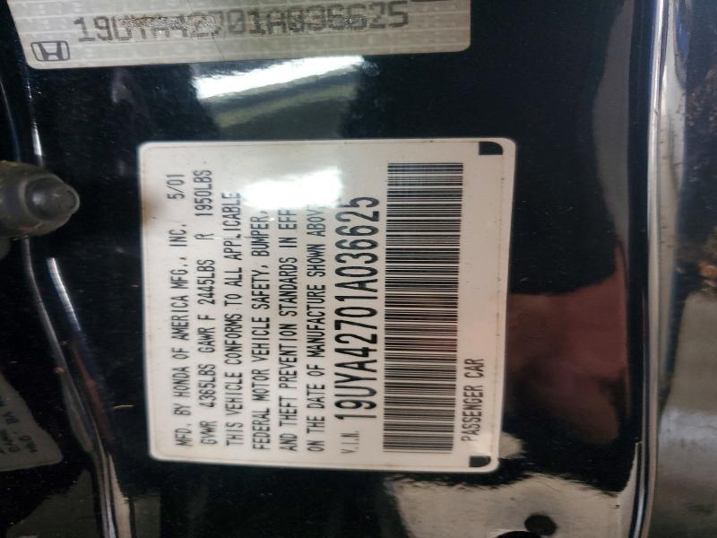 Продаж на аукціоні авто 2001 Acura 3.2cl, vin: 19UYA42701A036625, номер лоту: 51751486