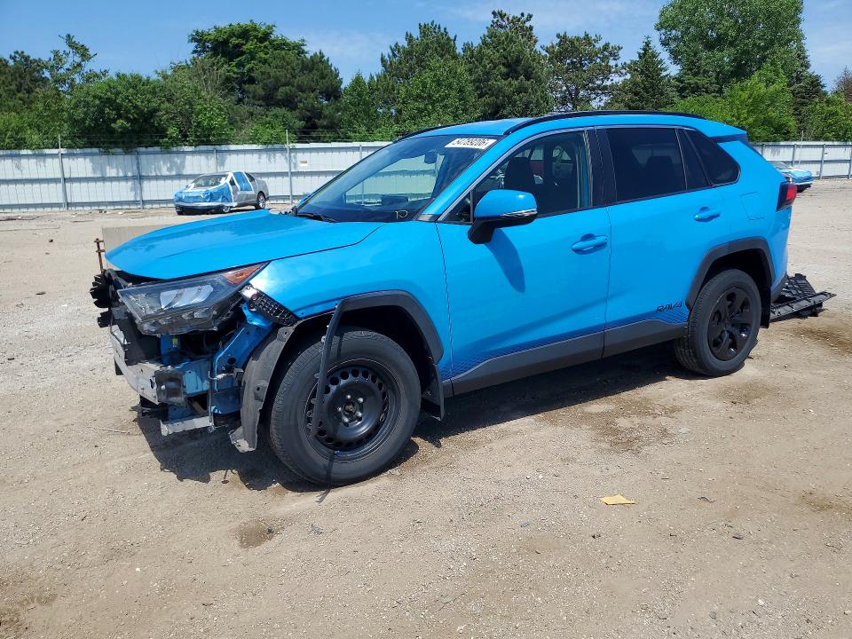 54789206 :رقم المزاد ، JTMG1RFVXKD013711 vin ، 2019 Toyota Rav4 مزاد بيع