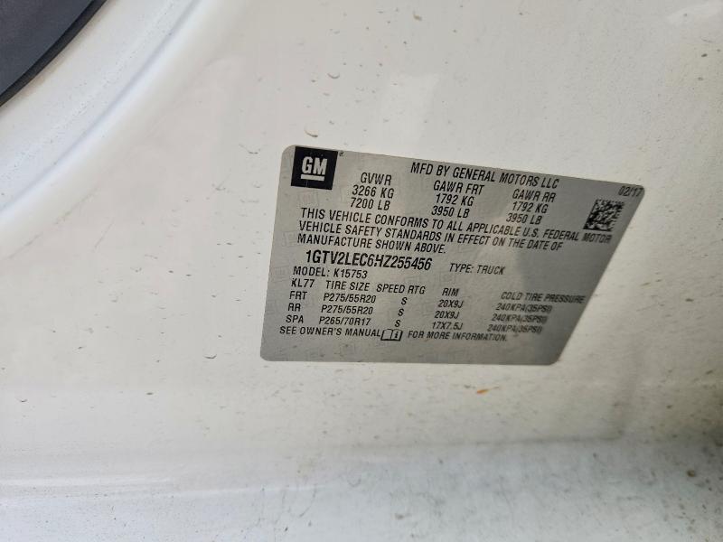 Aukcja sprzedaży 2017 Gmc Sierra, vin: 1GTV2LEC6HZ255456, numer aukcji: 53029816
