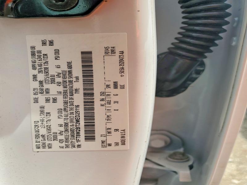 Aukcja sprzedaży 2021 Ford F250, vin: 1FT8W2BT2MED25116, numer aukcji: 54677086