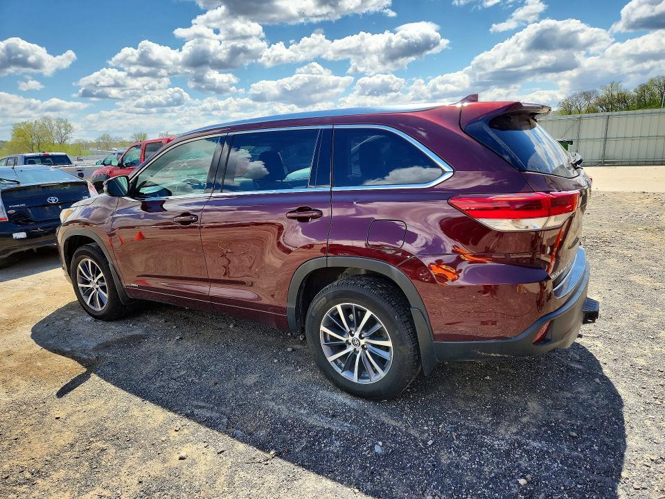 Продажа на аукционе авто 2017 Toyota Highlander Hybrid, vin: 5TDJGRFH2HS025394, номер лота: 52350566