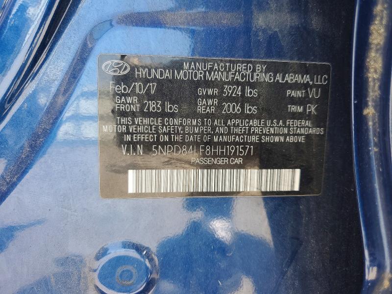 Продажа на аукционе авто 2017 Hyundai Elantra, vin: 5NPD84LF8HH191571, номер лота: 54117526