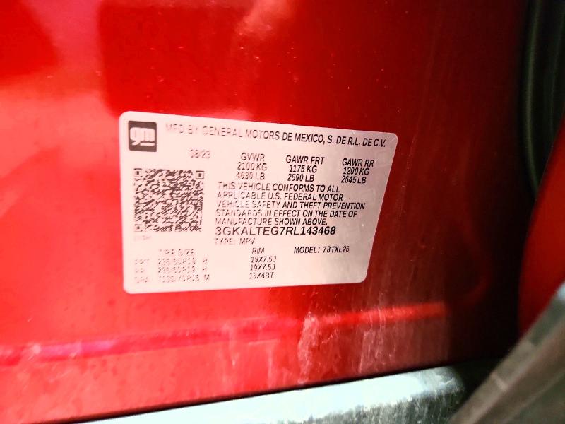 52557686 :رقم المزاد ، 3GKALTEG7RL143468 vin ، 2024 Gmc Terrain مزاد بيع