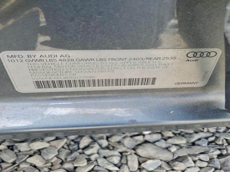 Aukcja sprzedaży 2013 Audi A4, vin: WAUHFAFL8DN027686, numer aukcji: 53527886