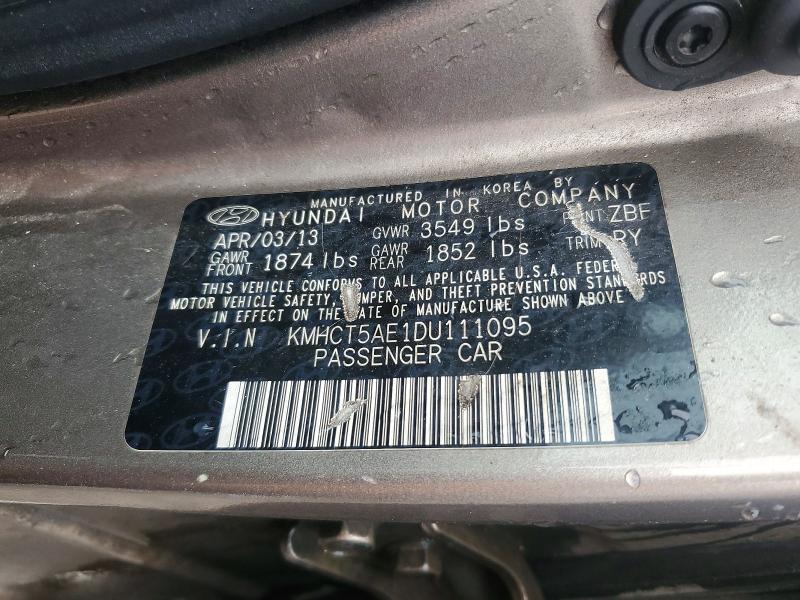 Продажа на аукционе авто 2013 Hyundai Accent, vin: KMHCT5AE1DU111095, номер лота: 55370266