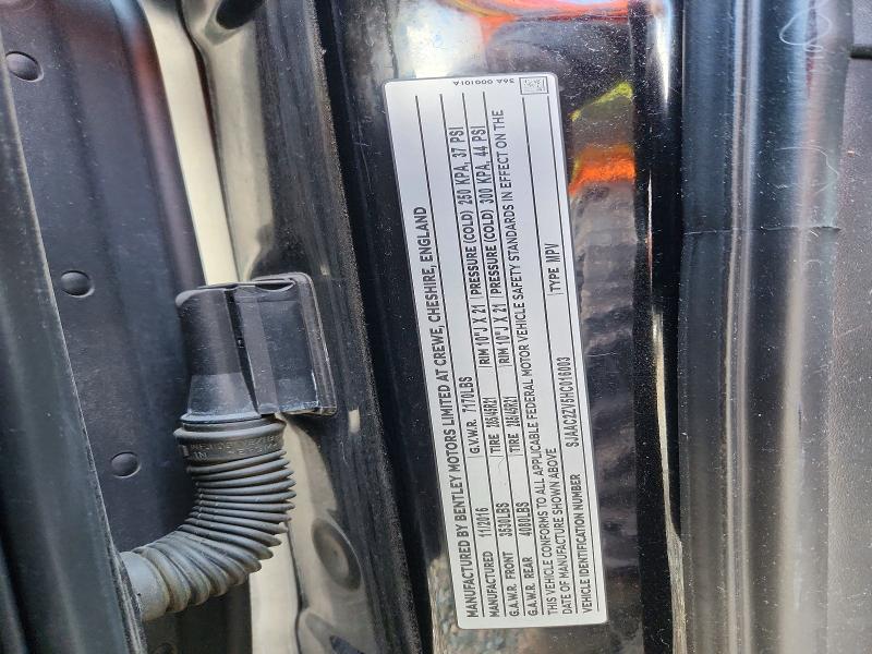 Продажа на аукционе авто 2017 Bentley Bentayga, vin: SJAAC2ZV5HC016003, номер лота: 54534776