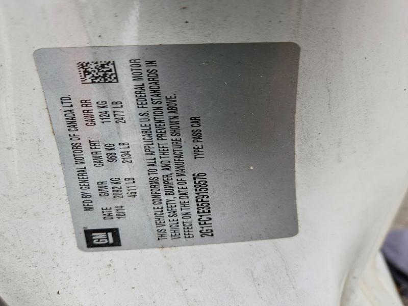 Продажа на аукционе авто 2015 Chevrolet Camaro, vin: 2G1FC1E35F9158576, номер лота: 52677796