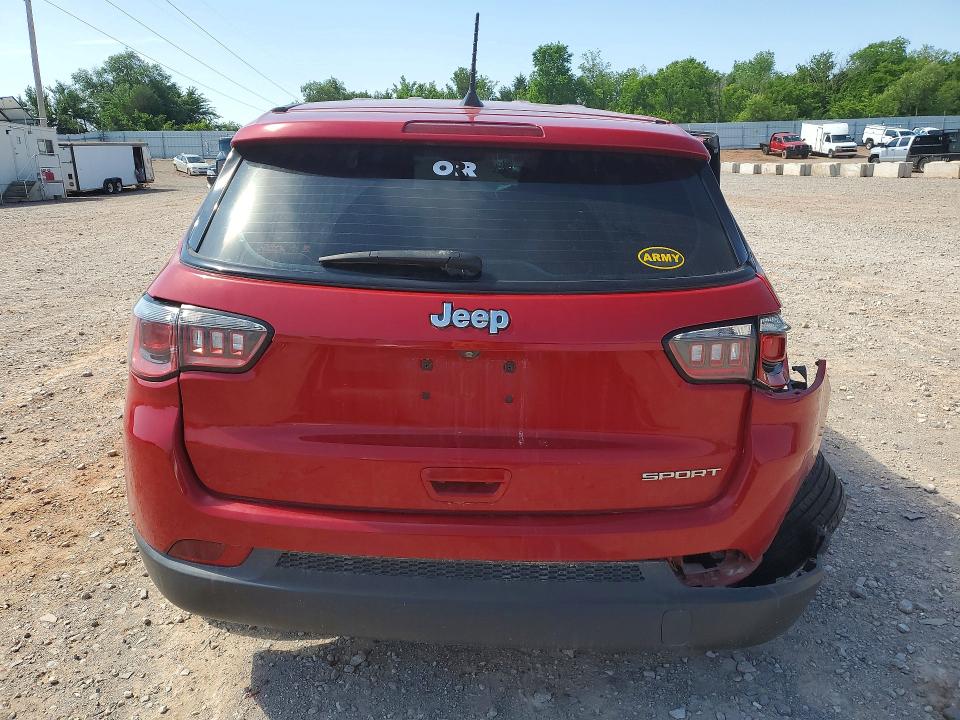 53398376 :رقم المزاد ، 3C4NJCABXLT134073 vin ، 2020 Jeep Compass مزاد بيع