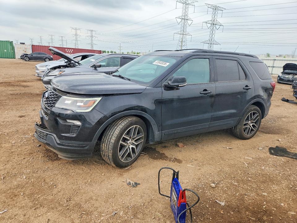 2018 Ford Explorer მანქანა იყიდება აუქციონზე, vin: 1FM5K8GT3JGC65479, აუქციონის ნომერი: 53840836