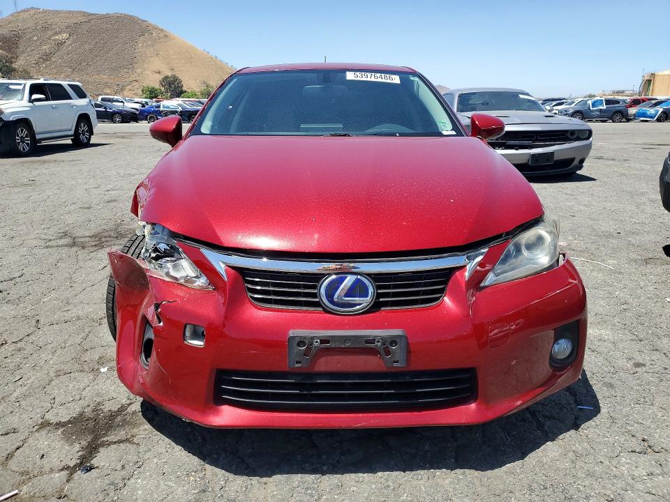 53976486 :رقم المزاد ، JTHKD5BH4C2090077 vin ، 2012 Lexus Ct مزاد بيع