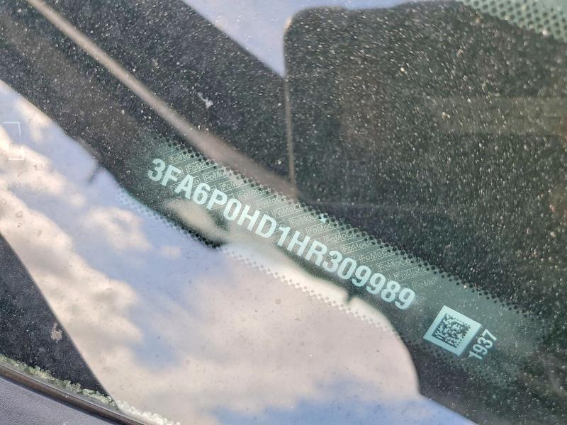 53318216 :رقم المزاد ، 3FA6P0HD1HR309989 vin ، 2017 Ford Fusion مزاد بيع