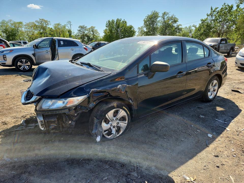 Продаж на аукціоні авто 2014 Honda Civic, vin: 19XFB2E53EE076525, номер лоту: 51902056