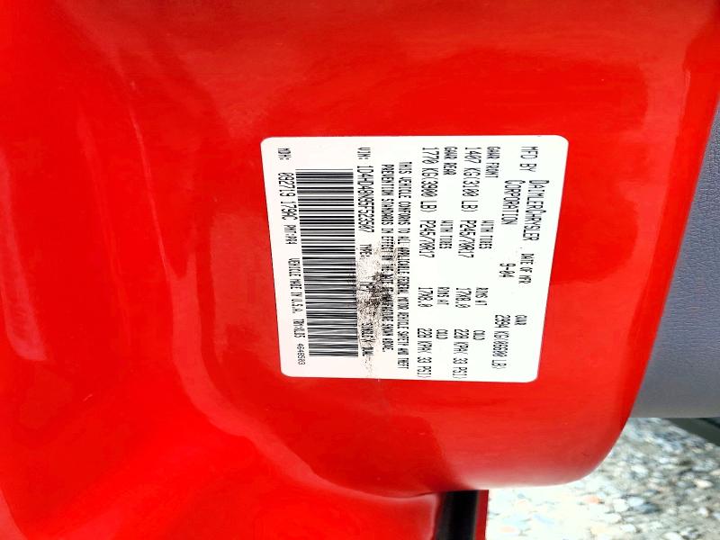 2005 Dodge Durango მანქანა იყიდება აუქციონზე, vin: 1D4HD48N95F523507, აუქციონის ნომერი: 52550196
