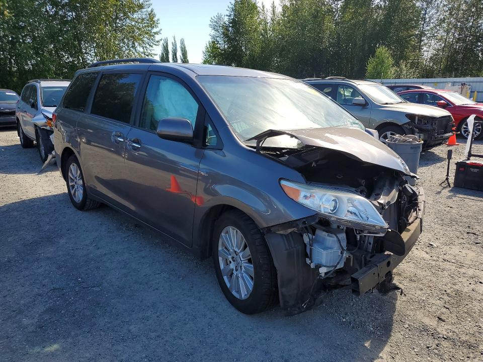 Продаж на аукціоні авто 2017 Toyota Sienna, vin: 5TDDZ3DC7HS168269, номер лоту: 54722006