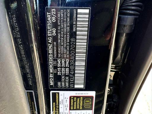 Продаж на аукціоні авто 2024 Mercedes-benz E, vin: W1KLF4HB3RA007028, номер лоту: 51907136