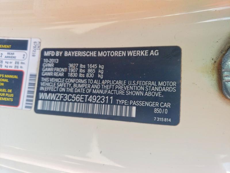 Продаж на аукціоні авто 2014 Mini Cooper, vin: WMWZF3C56ET492311, номер лоту: 52420576