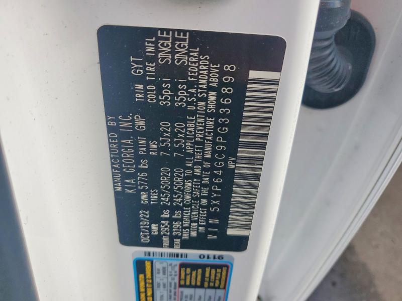 Aukcja sprzedaży 2023 Kia Telluride, vin: 5XYP64GC9PG336898, numer aukcji: 53536036