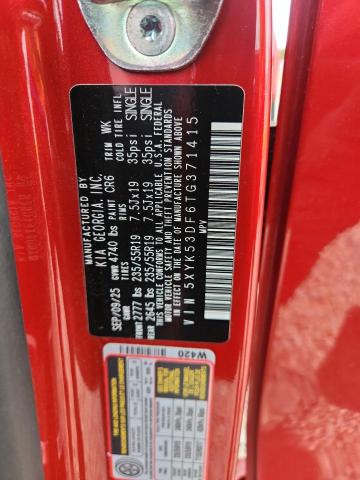 Aukcja sprzedaży 2026 Kia Sportage, vin: 5XYK53DF6TG371415, numer aukcji: 54892966