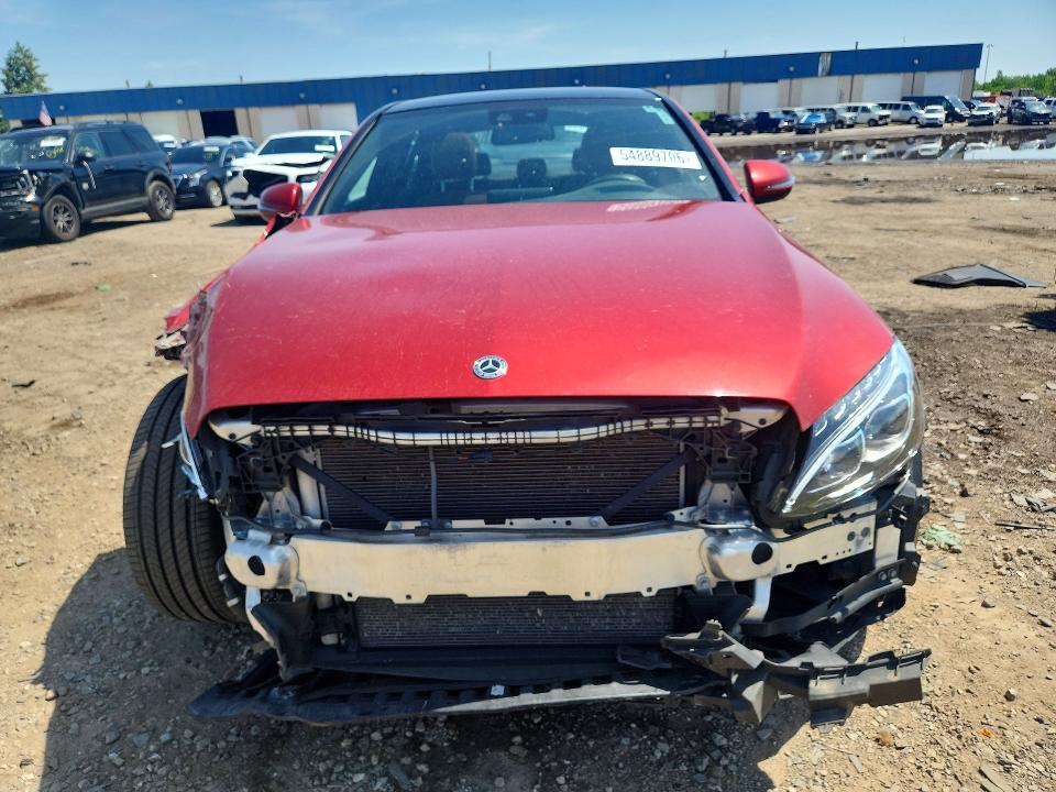 54889706 :رقم المزاد ، 55SWF4KB3JU266922 vin ، 2018 Mercedes-benz C مزاد بيع