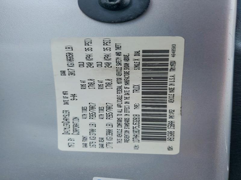 Aukcja sprzedaży 2005 Dodge Ram 1500, vin: 1D7HA18D75J532818, numer aukcji: 53739596