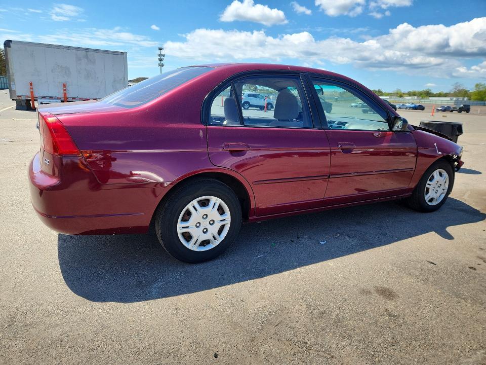 Продаж на аукціоні авто 2002 Honda Civic, vin: 2HGES16572H580839, номер лоту: 53632616