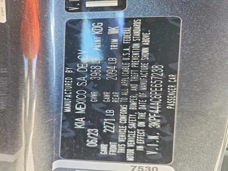 Продаж на аукціоні авто 2023 Kia Forte, vin: 3KPF44AC6PE657238, номер лоту: 52747576