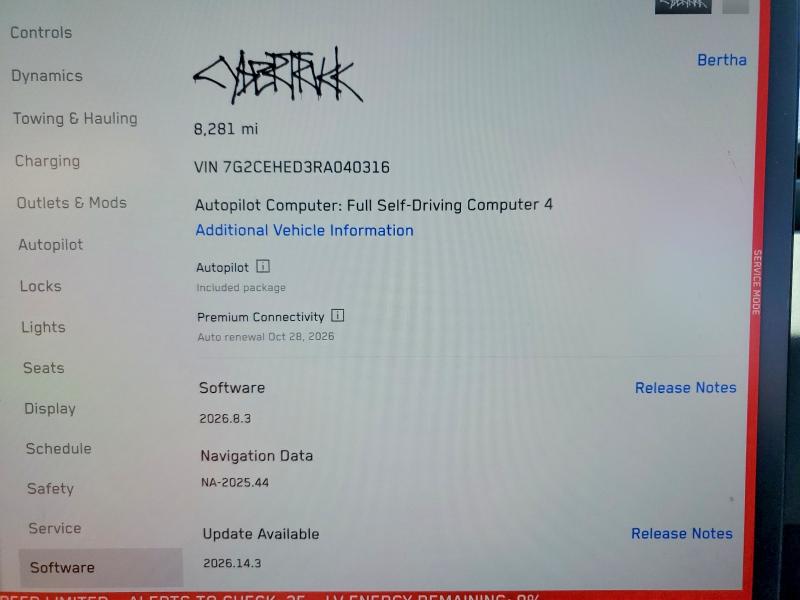 52228386 :رقم المزاد ، 7G2CEHED3RA040316 vin ، 2024 Tesla Cybertruck مزاد بيع