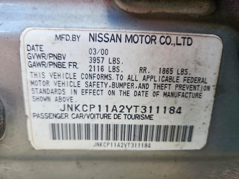 Продажа на аукционе авто 2000 Infiniti G20, vin: JNKCP11A2YT311184, номер лота: 52558426