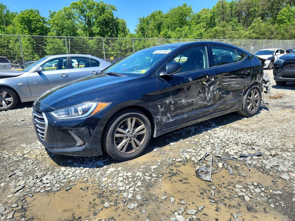 53384146 :رقم المزاد ، 5NPD84LF2JH334732 vin ، 2018 Hyundai Elantra مزاد بيع
