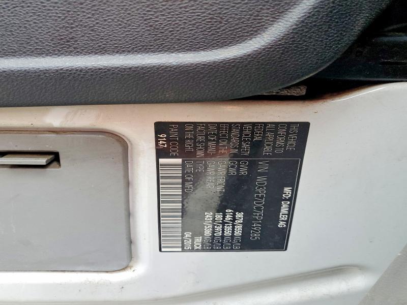 53546096 :رقم المزاد ، WD3PE7DC7FP149285 vin ، 2015 Mercedes-benz Sprinter مزاد بيع