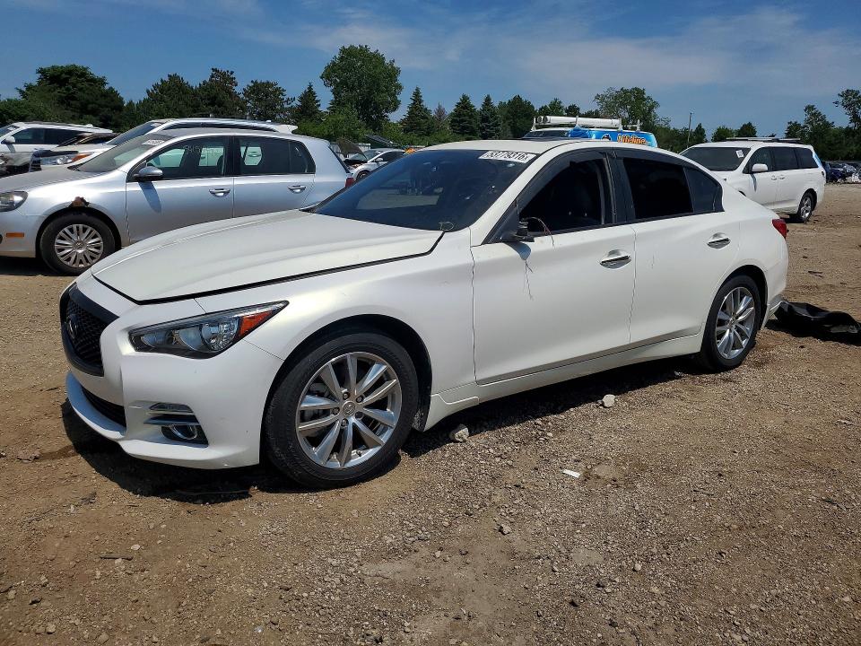 53779316 :رقم المزاد ، JN1BV7AR4FM407310 vin ، 2015 Infiniti Q50 مزاد بيع