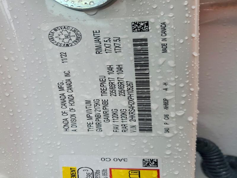 Aukcja sprzedaży 2023 Honda Cr-v, vin: 2HKRS4H2XPH105267, numer aukcji: 54960546