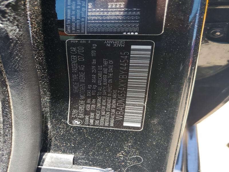 Продаж на аукціоні авто 2000 Bmw 528, vin: WBADM534XYBY44545, номер лоту: 53261616