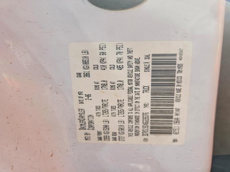 Auction sale of the 2006 Dodge Ram 1500, vin: 3D7KS19DX6G226376, lot number: 54515316