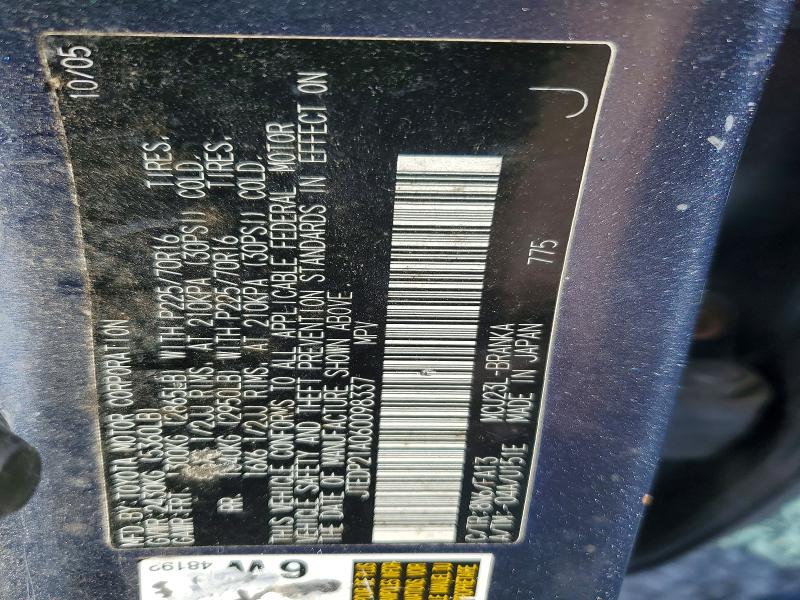 Aukcja sprzedaży 2006 Toyota Highlander, vin: JTEDP21A060098337, numer aukcji: 53650426
