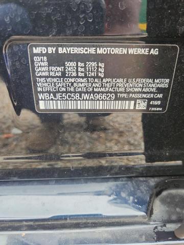 Aukcja sprzedaży 2018 Bmw 540, vin: WBAJE5C58JWA96629, numer aukcji: 53545076