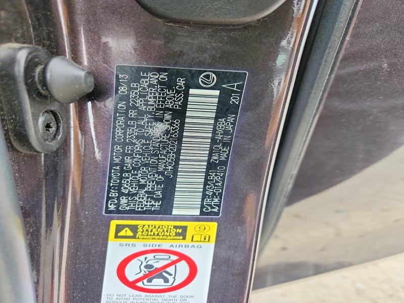 Aukcja sprzedaży 2013 Lexus Ct, vin: JTHKD5BH2D2163366, numer aukcji: 54792316